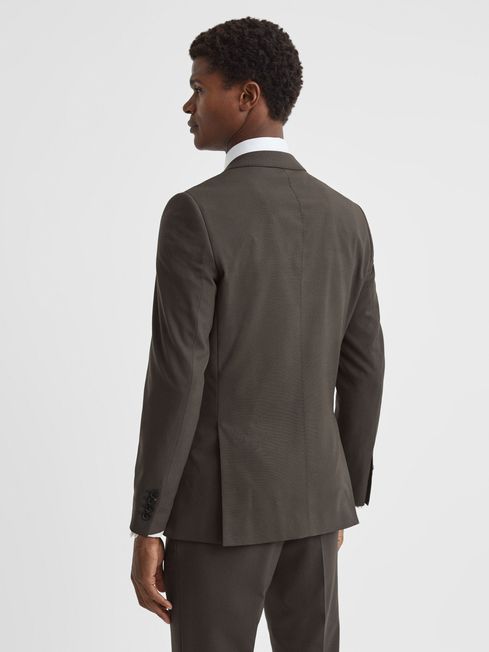 Reiss Roll Slim Fit Wool Blend Double Breasted Blazer | REISS USA