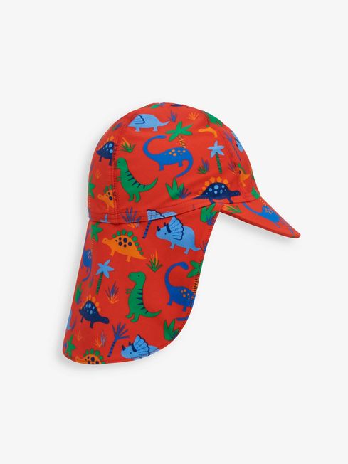 JoJo Maman Bébé Dinosaur Kids' Flap Sun Protection Hat