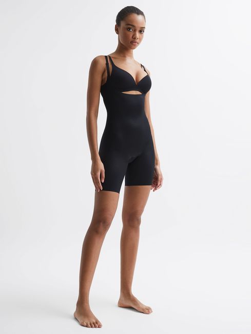 The Thinstincts 2.0 Open-Bust Mid-Thigh Bodysuit By Spanx In