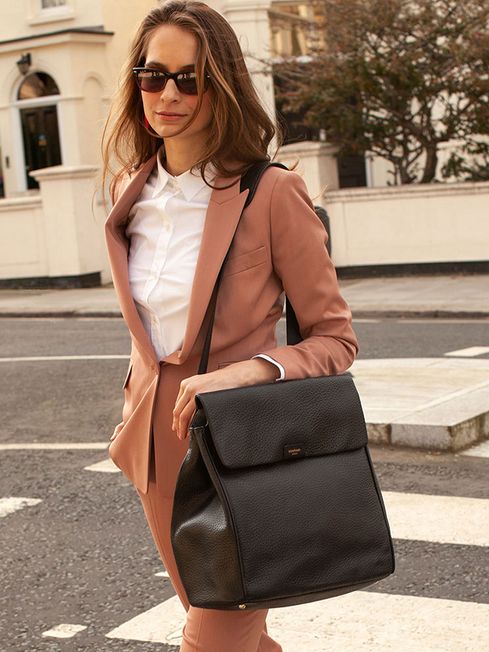 St james hot sale leather diaper bag
