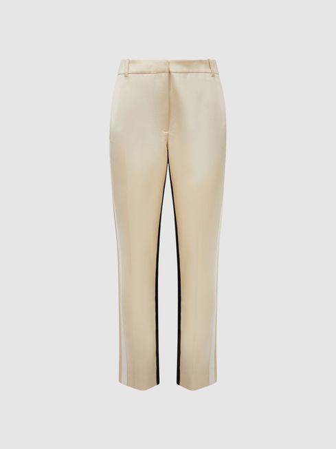 Cream velvet pants top