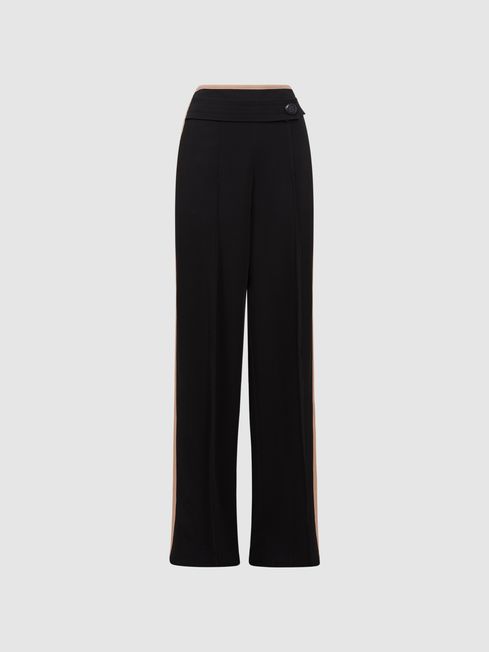 Striped petite trousers hotsell