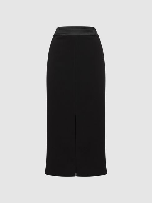 Satin midi online skirt reiss