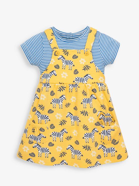 Zebra pinafore 2024 dress
