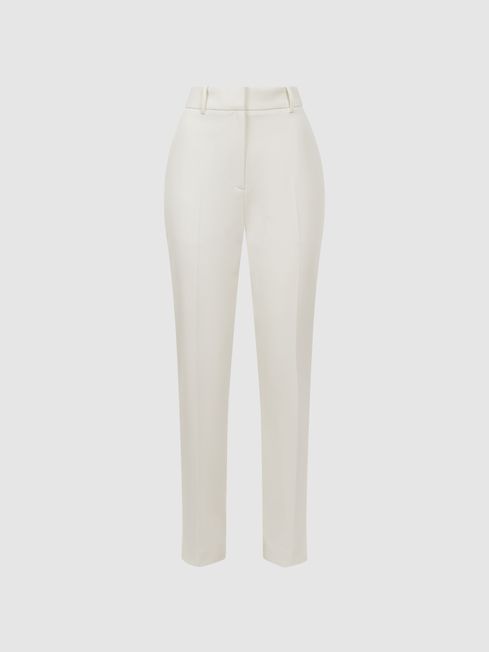 White evening trousers outlet