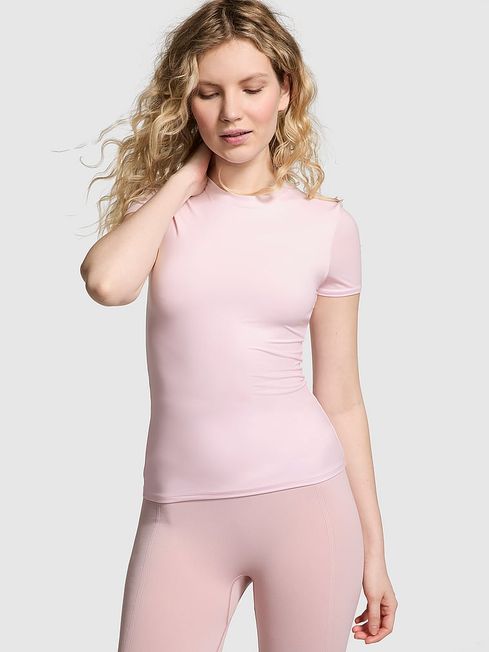 Victoria's Secret PINK Pink Tulip Micro Short Sleeve T-Shirt