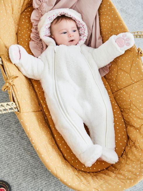 Buy JoJo Maman B b Bunny Cosy Pramsuit from the JoJo Maman B b