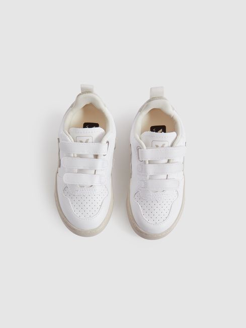 Veja Small V-10 Suede Velcro Trainers