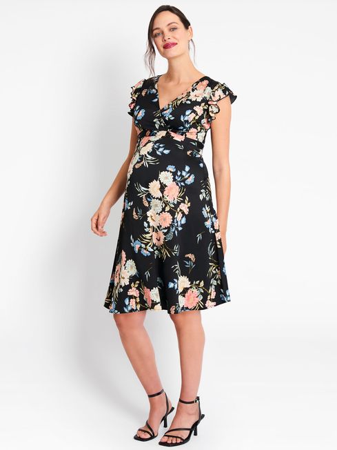 Buy JoJo Maman B b Flutter Sleeve Maternity Nursing Dress from