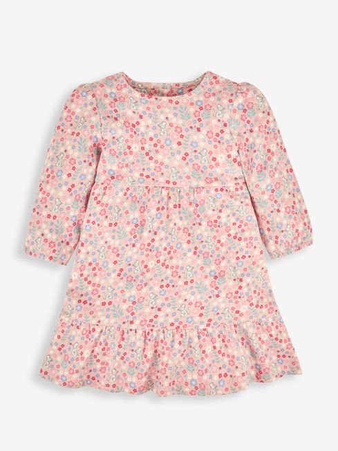 Buy JoJo Maman Bébé Girls' Pretty Mouse Floral Tiered Dress from the ...