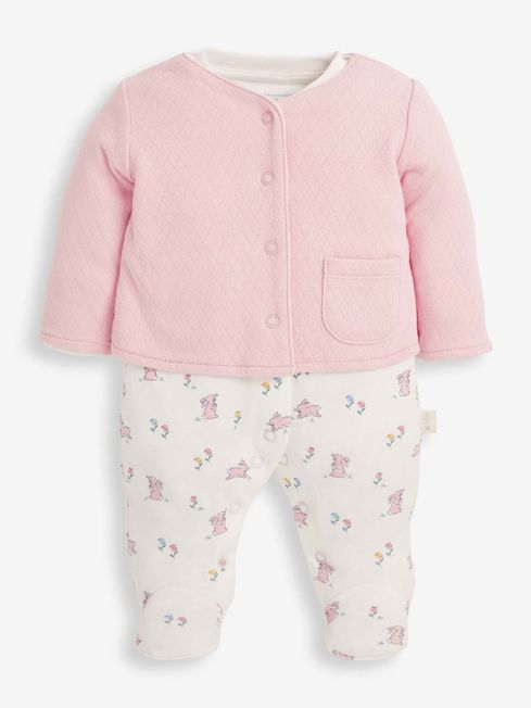 Buy JoJo Maman B b Bunny 2 Piece Cotton Baby Sleepsuit Jacket