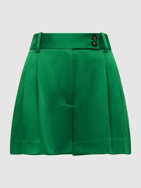 Green sales tailored shorts