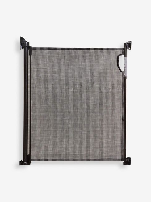 Dreambaby Black Dreambaby Retractable Gate Fits Gaps up to 140cm