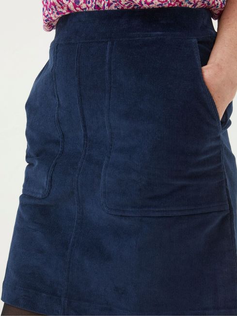 Cord skirt fat face top
