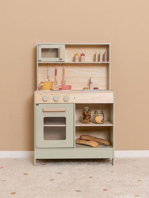 Kids wooden toy kitchen sale