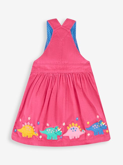 Buy JoJo Maman B b Girls Dino Appliqu Cord Pinafore Dress from