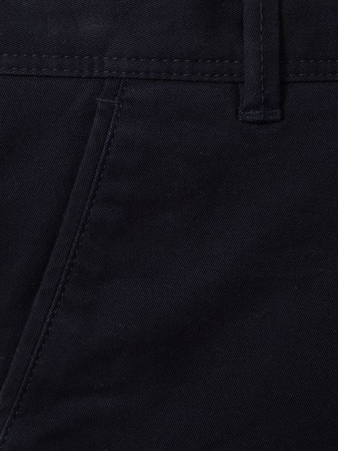 Reiss Navy Pitch Teen Slim Fit Casual Chinos