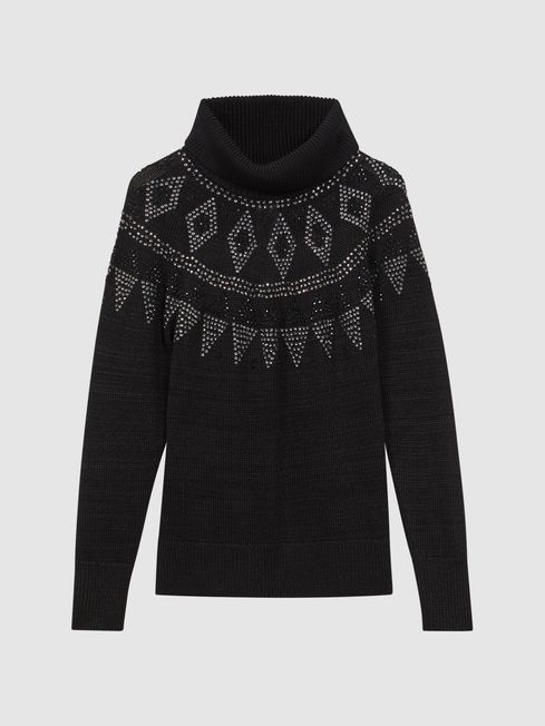 Reiss black jumper store