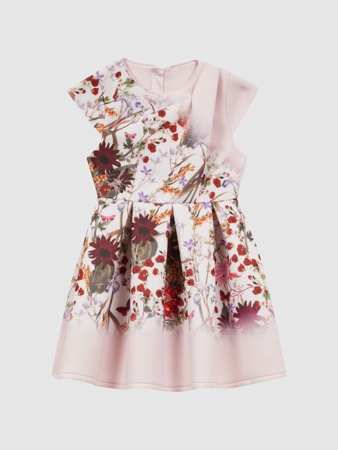 Lipsy girl scuba floral hotsell print dress