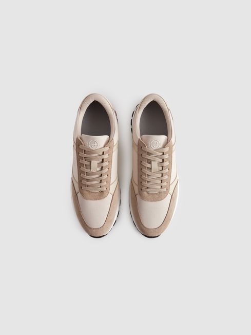 Unseen Suede Leather Plemont Trainers