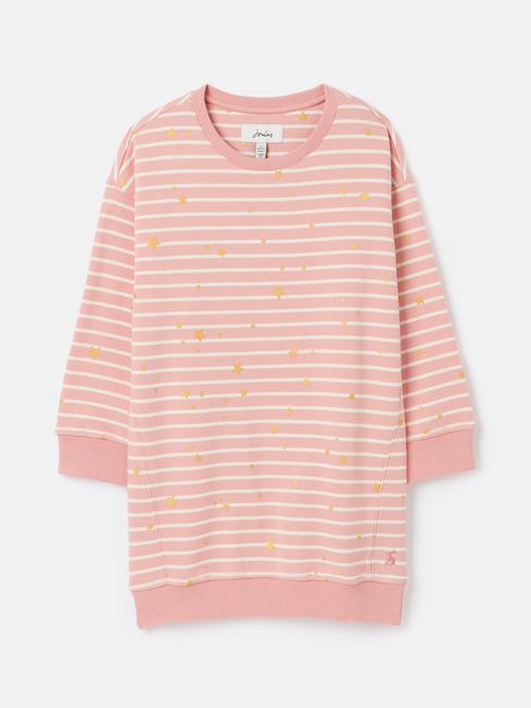 Joules long shop sleeve sweat dress