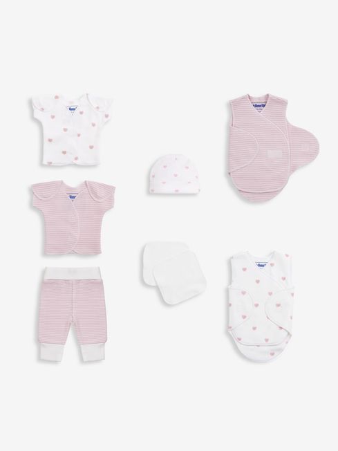 JoJo Maman B b Pink Premature Baby Heart Set