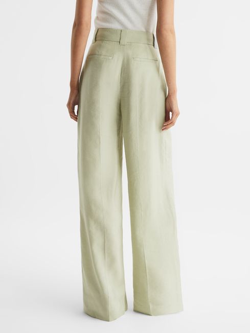 Wide leg deals occasion trousers