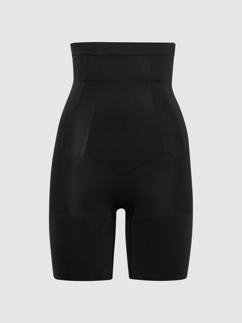Spanx Black Under Sculpt High-rise Corset Shorts