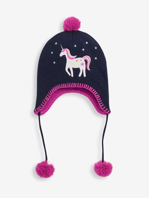 Jojo Maman Bébé Unicorn Applique Unicorn Appliqué Hat