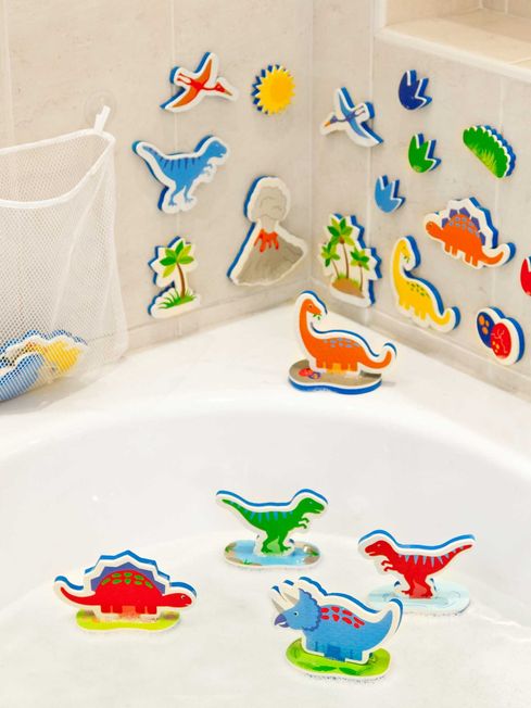 Dinosaur foam bath toys deals