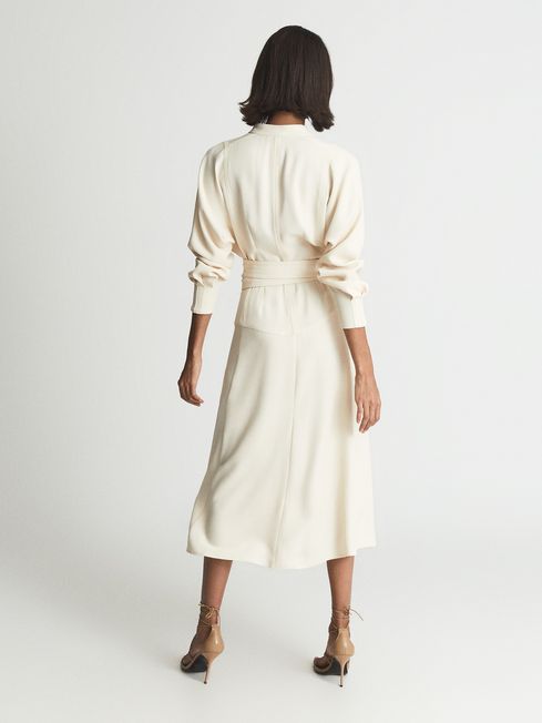 Reiss Darcy Belted Midi Shirt Dress | REISS Rest of Europe