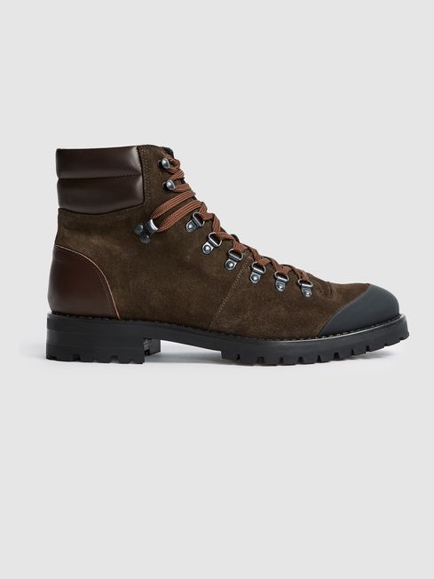 Reiss Amwell Suede Hiking Boots - REISS