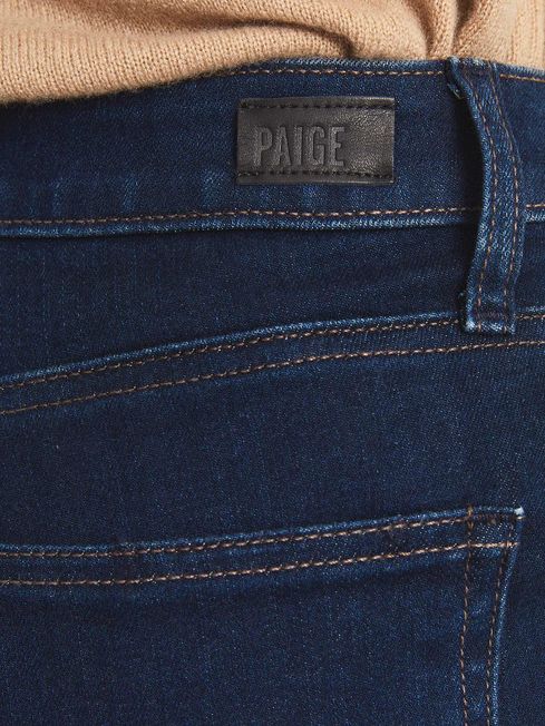 Reiss Indigo Hoxton Paige Slim Fit Double Button Jeans