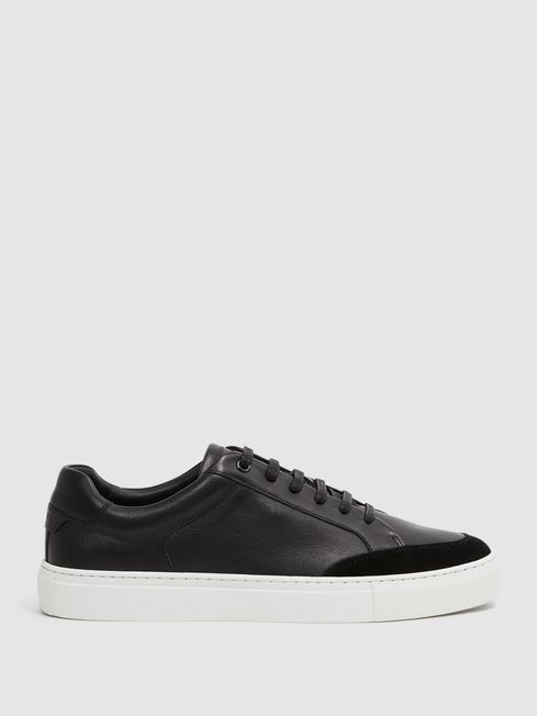 Reiss Ashley Leather Trainers - REISS