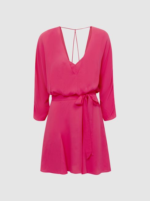 Topshop knot mini dress sales