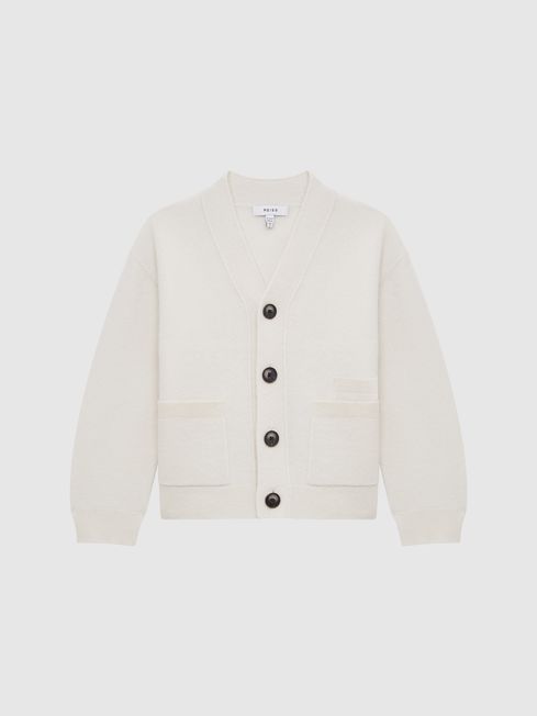 Reiss Chile Wool Blend Cardigan - REISS