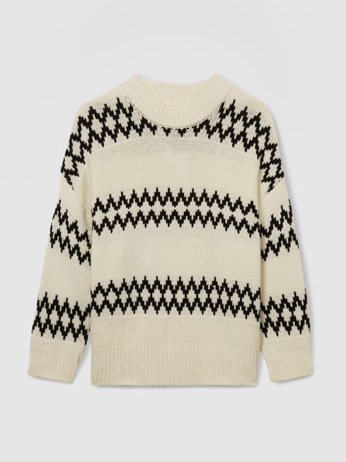 Cream fairisle jumper hot sale