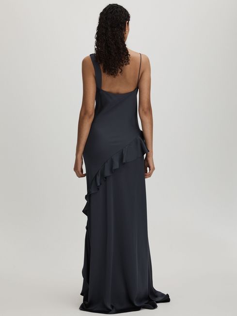Amur Charmeuse Cowl Neck Maxi Dress
