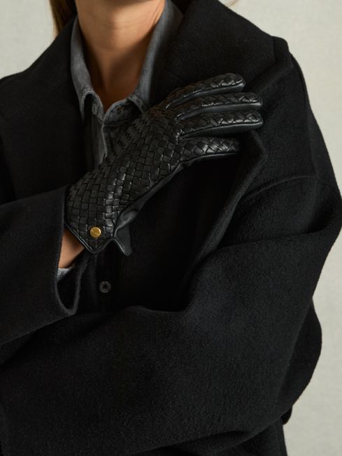 Reiss mens gloves deals