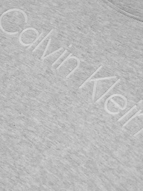 Relaxed Logo Sweatshirt in Heather Grey