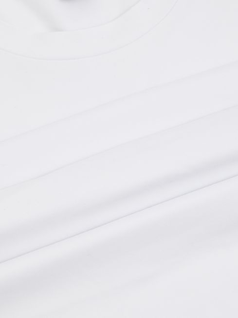 Reiss White Diego Crew-Neck Jersey T-shirt