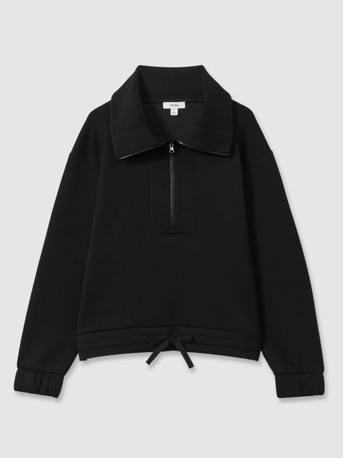 Drawstring hem sweatshirt hotsell