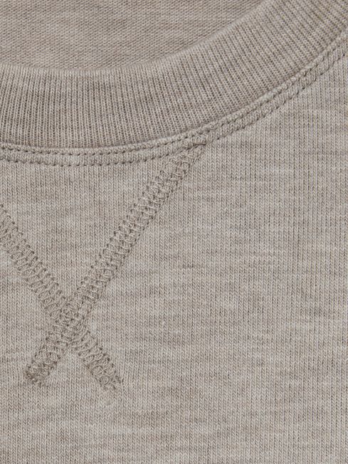 Reiss Fawn Finley Thermal Jersey Relaxed T-Shirt