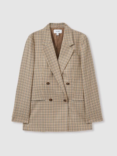 Reiss houndstooth blazer discount
