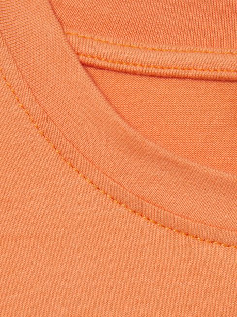 Reiss Orange Lois 13-14 yrs Cotton Oversized Short-Sleeve T-Shirt