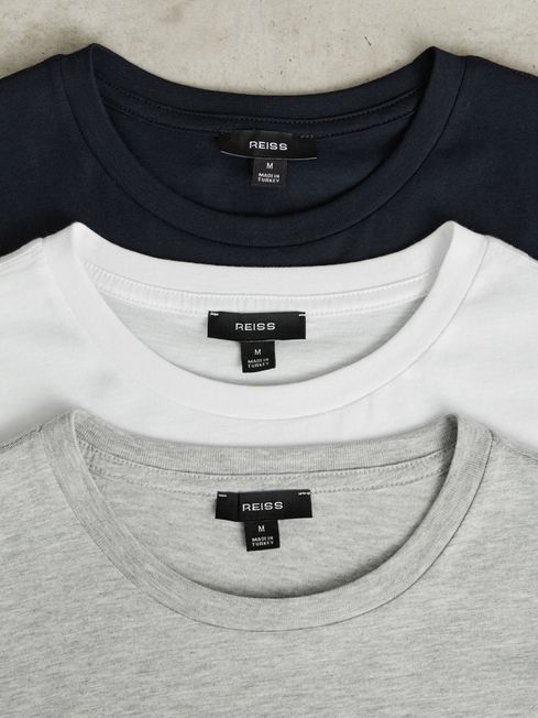 Reiss Multi Bless 3 Pack 3 Pack Of Crew Neck T-Shirts