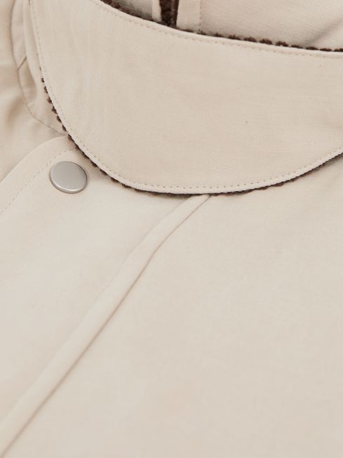 Les Deux Sand Corduroy Collar Field Jacket