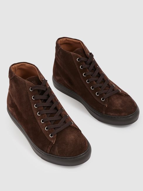 Harrys London Suede High-Top Trainers