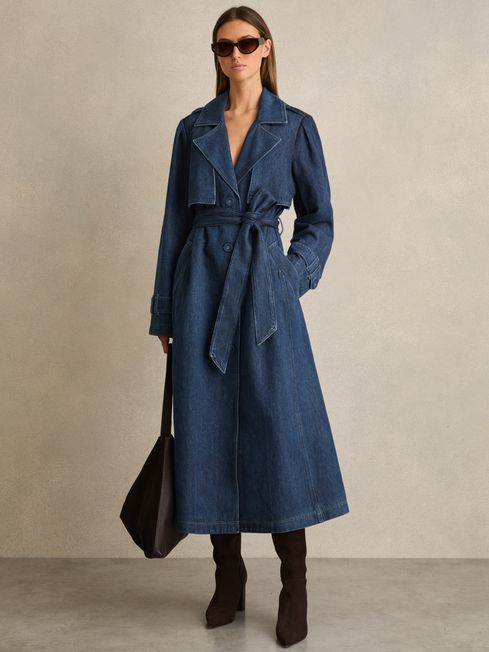 Paige Denim Trench Coat