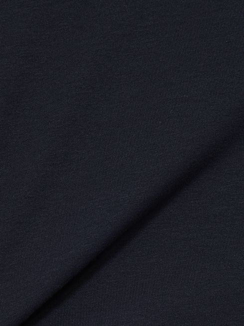 Reiss Navy Carmen Double-Layer Sleeveless Top